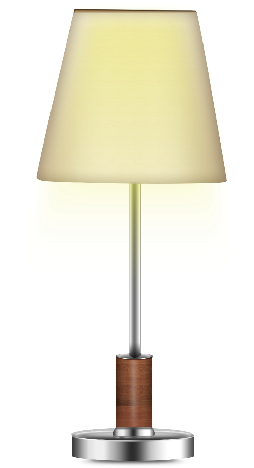 Free Icons Png - Transparent Table Lamp Clipart (555x925), Png Download