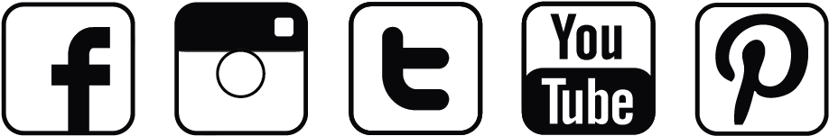 Social Media Icon Png Download - Social Media Logo Strip (1033x231), Png Download
