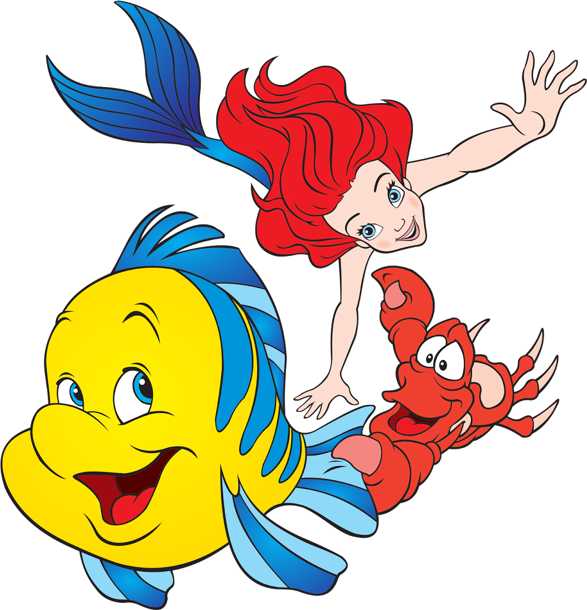 Little Mermaid Digital Scrapbooking Pack - Sebastian The Little Mermaid Png (1600x1600), Png Download