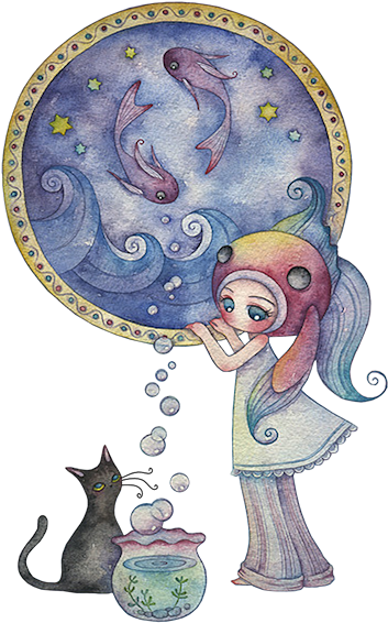 Pisces (398x591), Png Download