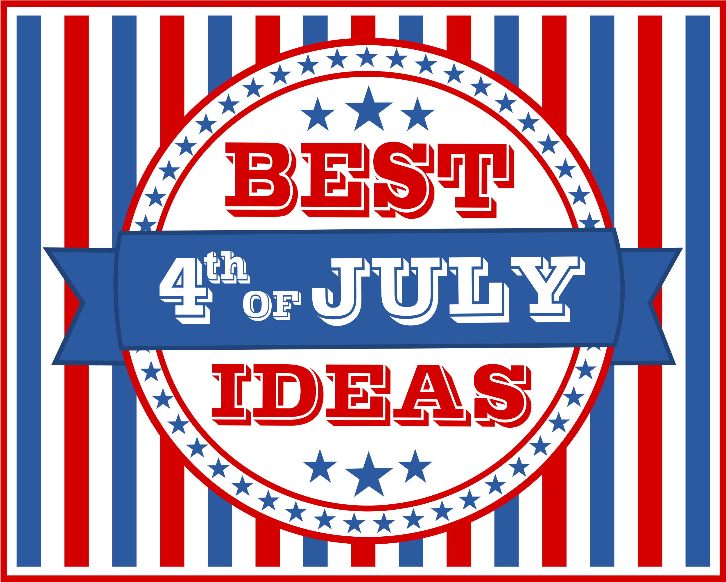 Best 4th Of July Ideas Round Up - Personalized Stamp By Three Designing Women Cs3655 (3508x2480), Png Download