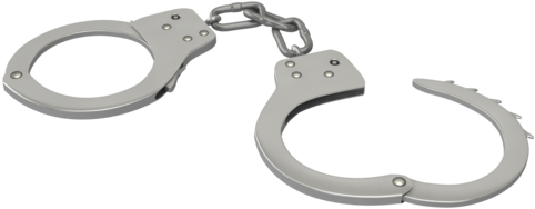 Handcuffs Png - Handcuffs (500x268), Png Download