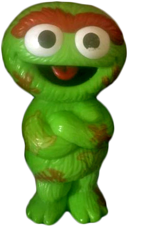 Oscar Toy Dirty Tyco 1999 - Oscar The Grouch (471x471), Png Download