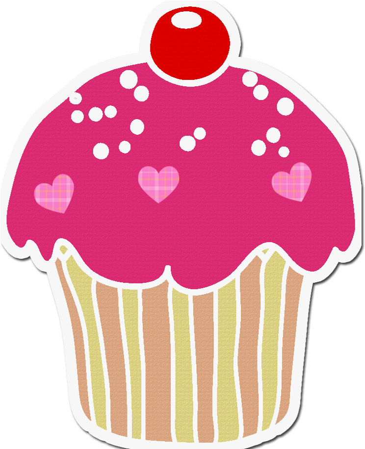 Sugar And Spice For Everyday Life - Sticker Cupcake Png (771x915), Png Download