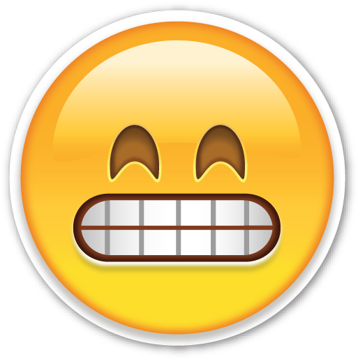 If You Are Looking For The Emoji Sticker Pack, Which - Grimacing Face Emoji Png (530x530), Png Download