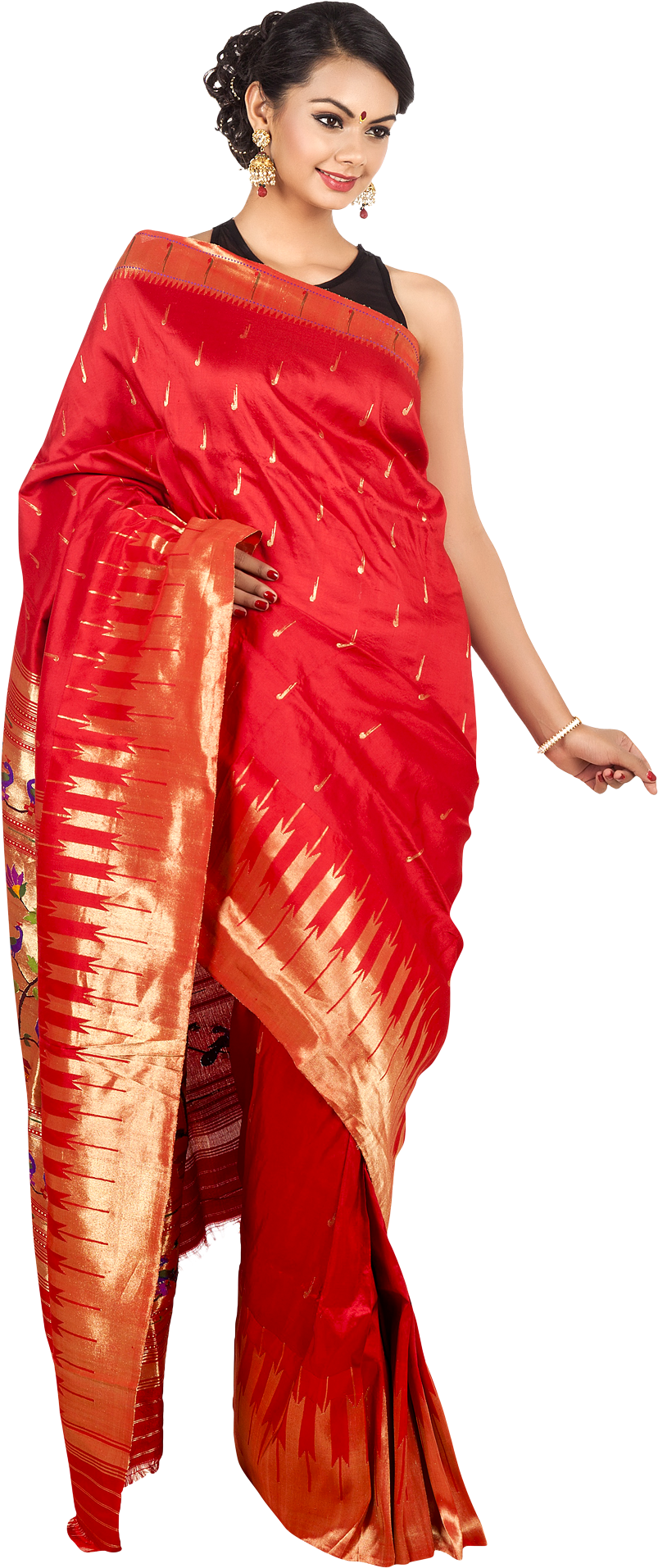 download wedding saree model png transparent saree png png image with no background pngkey com download wedding saree model png