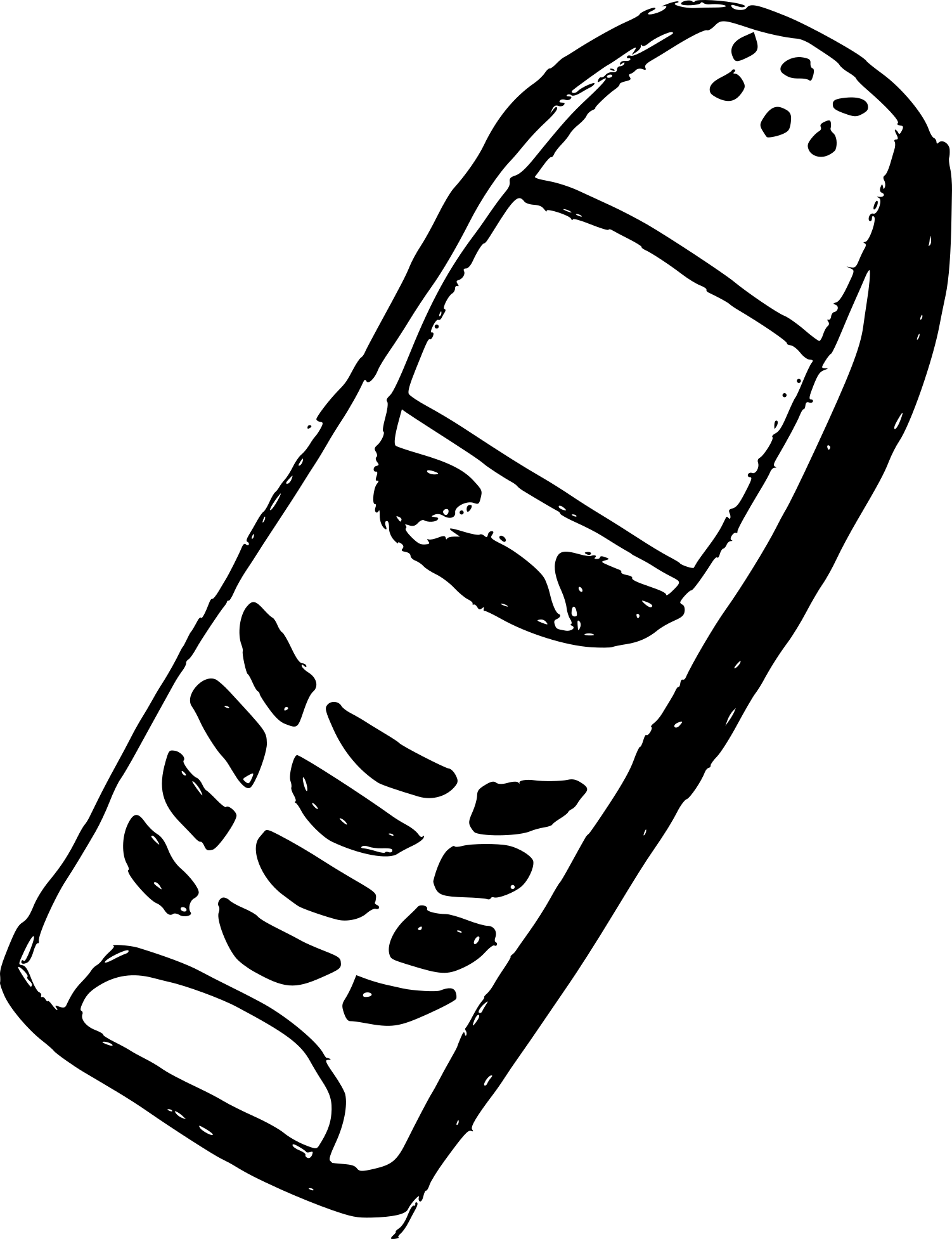 Free Download - Mobile Phone (1502x1954), Png Download