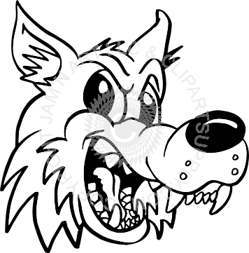 Wolf Head Drawing At Getdrawings - Cartoon Wolf Head Drawing (356x361), Png Download