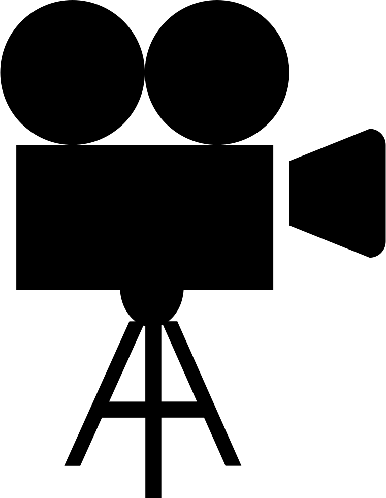 Camera Movie Video Record Film Comments - Movie Projector Clip Art (760x980), Png Download