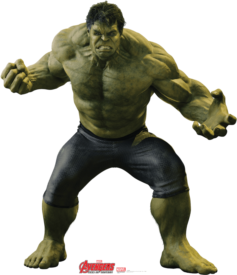 Free Png Hulk Realistic Avengers Png Png Images Transparent - Avengers Hulk Cardboard Stand-up (480x565), Png Download