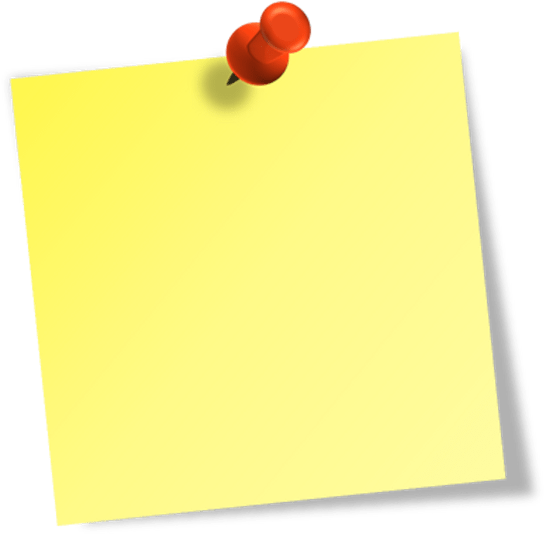 Objects - Paper With Paper Pin Png (800x804), Png Download