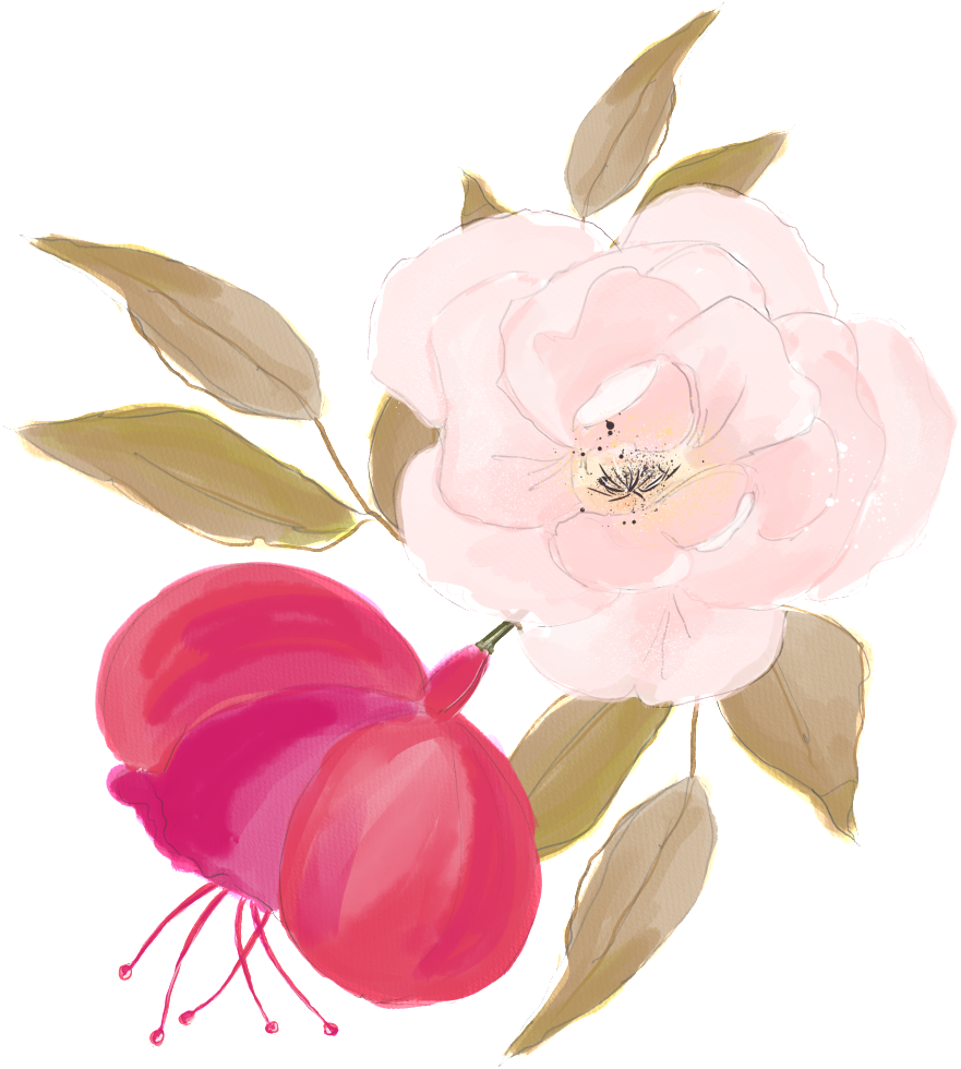 Watercolor Rose Simple (1024x1024), Png Download