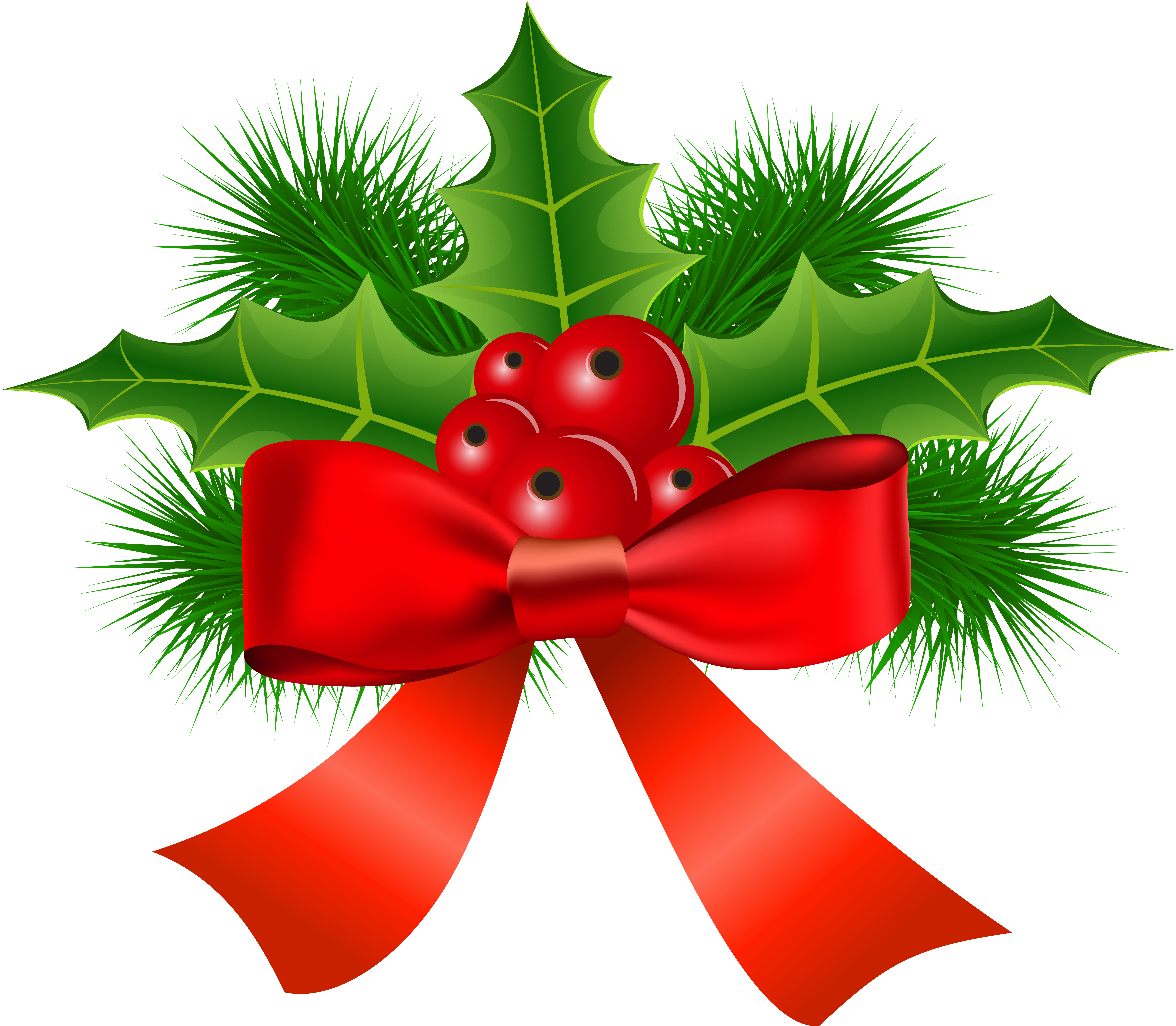 Holly Png (8000x6982), Png Download
