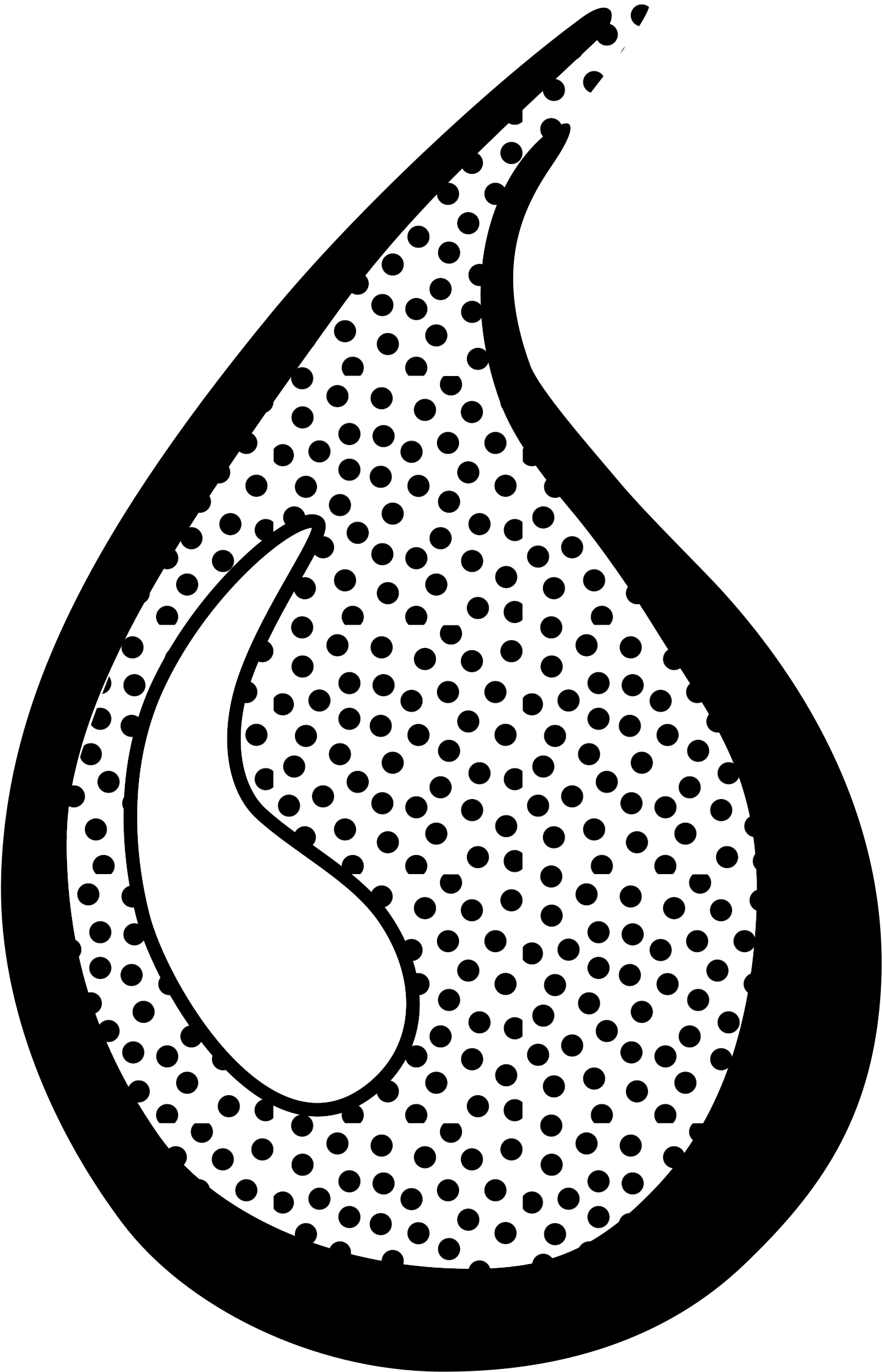 Drawn Water Drop Outline Water - Water Drop Line Drawing (2200x2400), Png Download