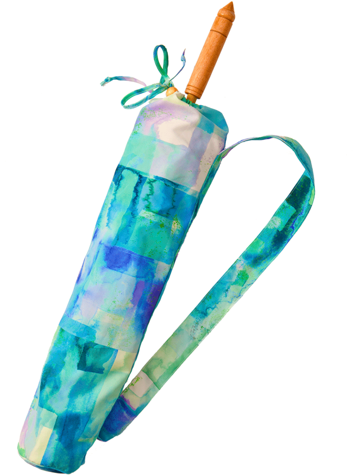 Lily-lark Blue And Aqua Watercolour Print Handcrafted - Watercolor Painting (1024x1024), Png Download