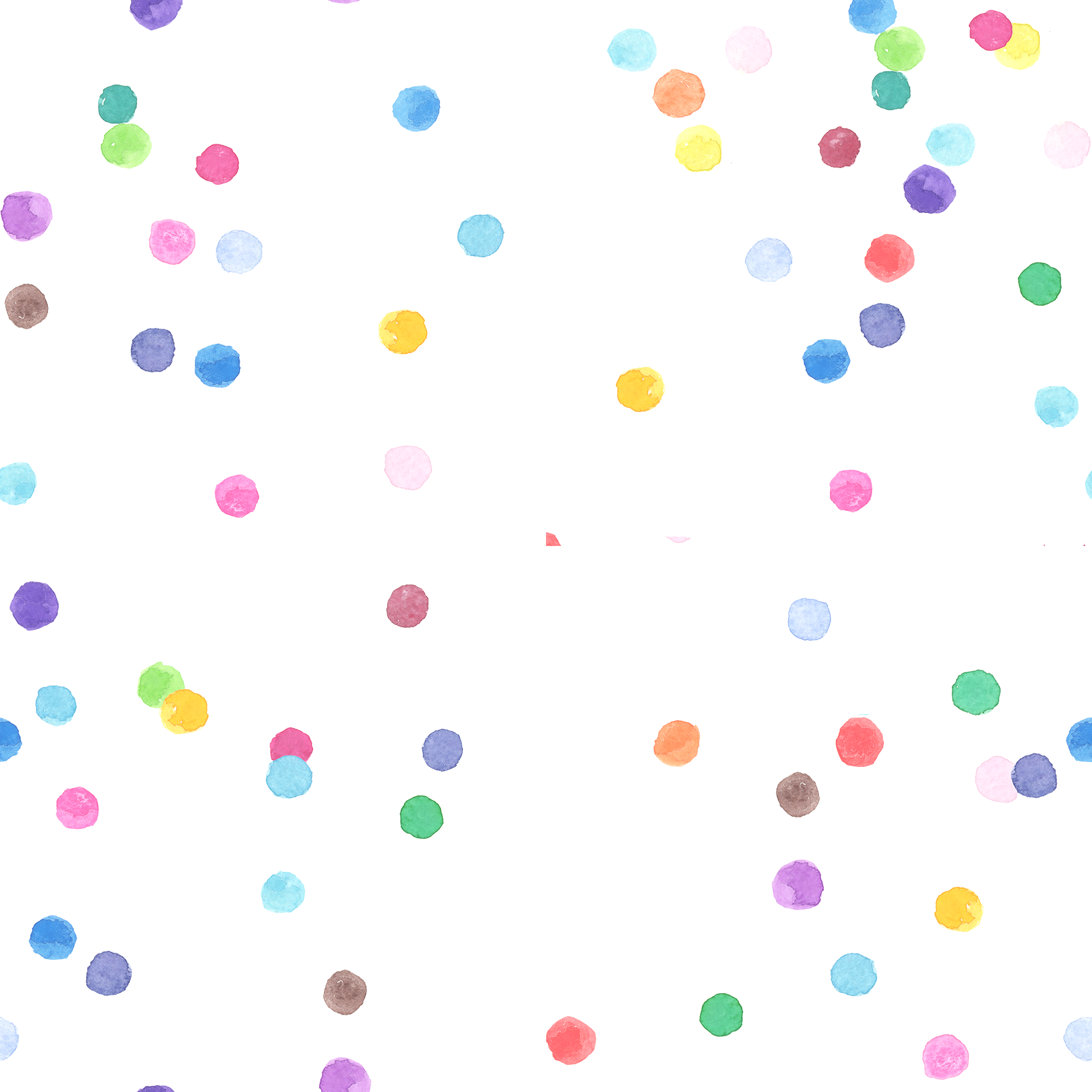 White Watercolor Dot Knit, Llama Llama Coordinate - Watercolor White Dots Png (1800x1800), Png Download