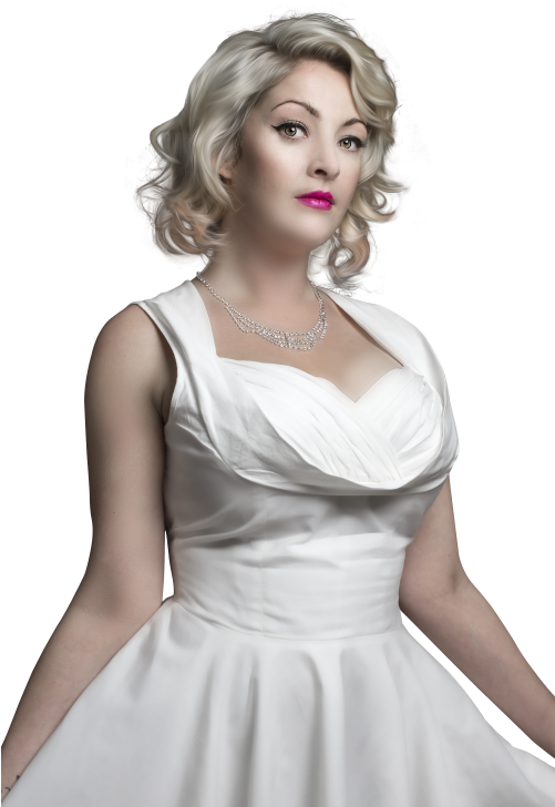 Beautiful Female Model In White Dress Png Image - White Dress Png (500x750), Png Download
