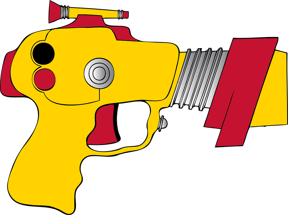 Small - Toy Gun Clip Art (600x449), Png Download
