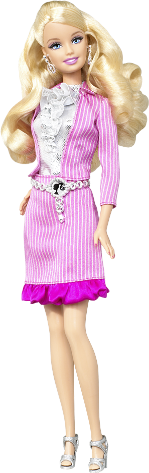 Barbie Doll - Barbie Doll Fashion Dress (640x950), Png Download
