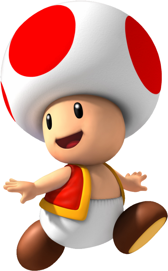 Jpg Royalty Free Stock Captaintoad S Guenos En Twitter - Toad Mario (665x1001), Png Download