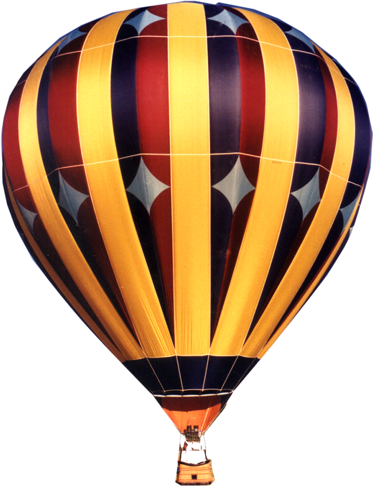 Classic Hot Air Balloon (786x1000), Png Download