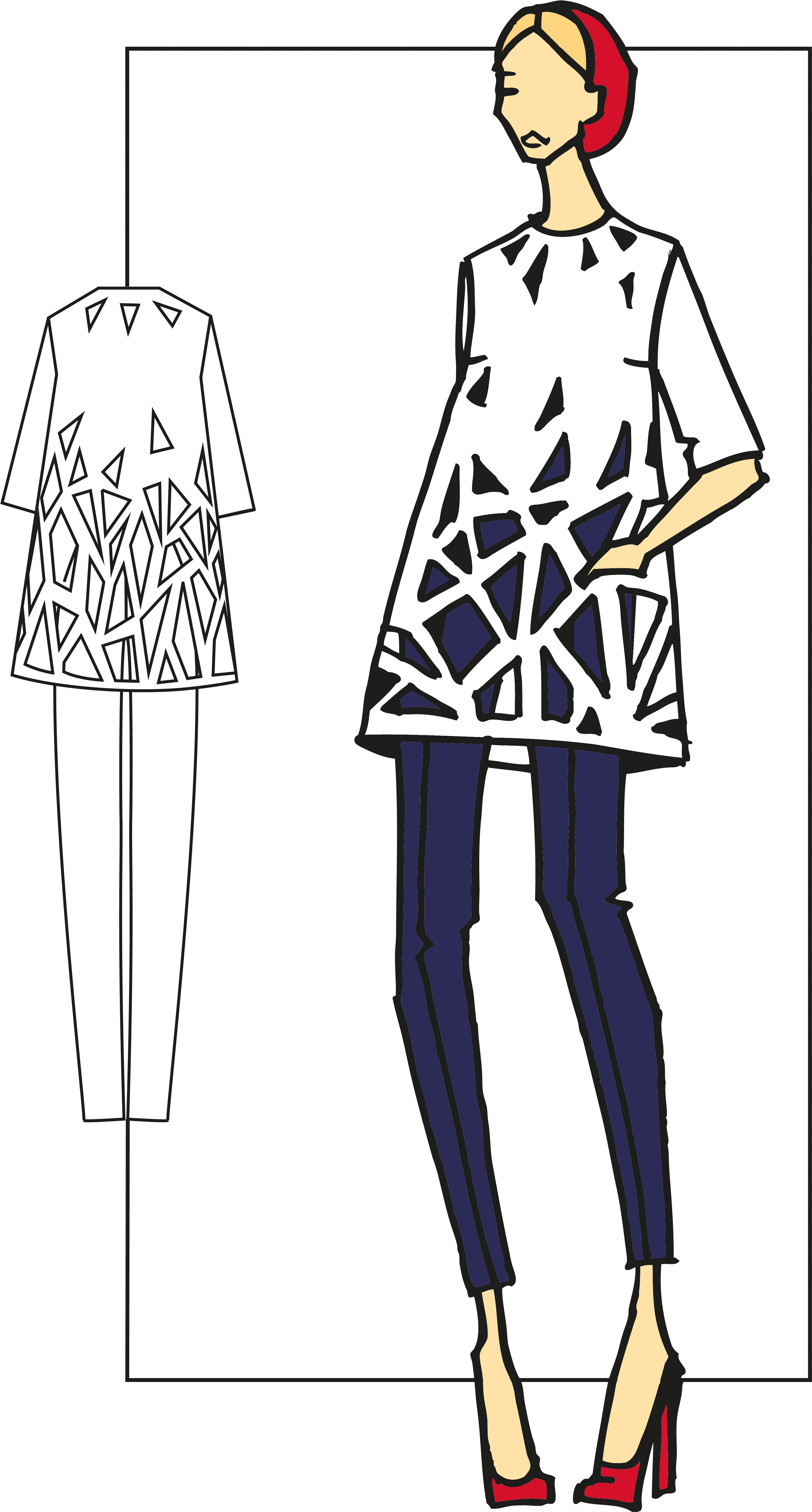 #olgako #fashionillustration #illustration #watercolor - Drawing (4772x6852), Png Download
