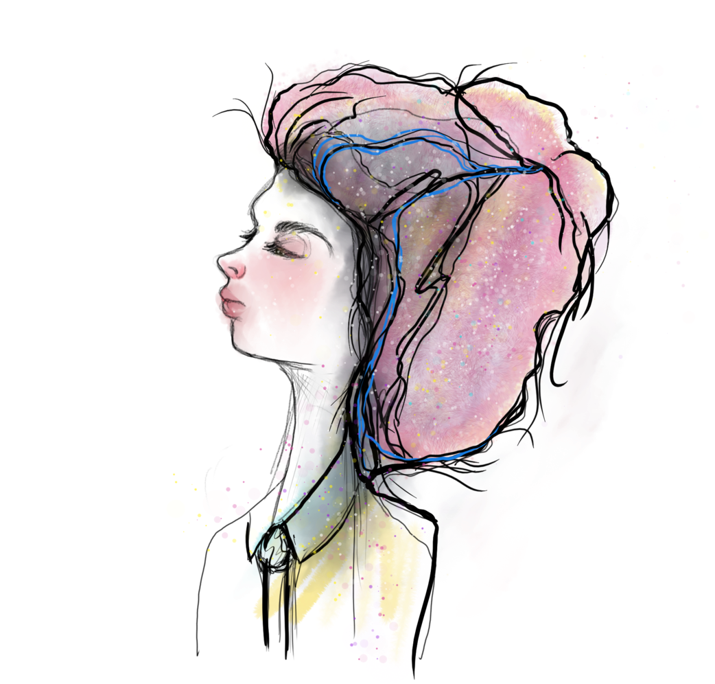 Freckles Drawing Watercolor - Drawing (1280x1067), Png Download