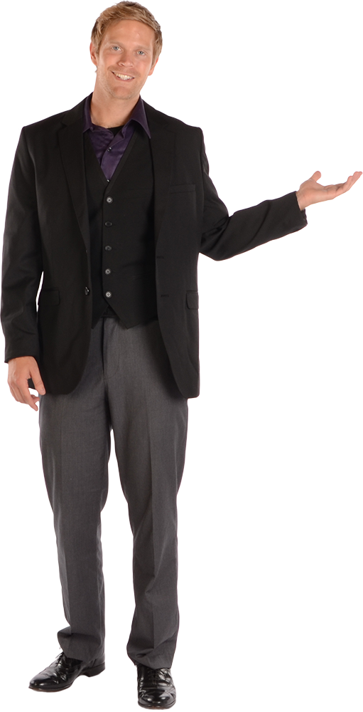 Presentingleft - People Presenting Png (511x1000), Png Download