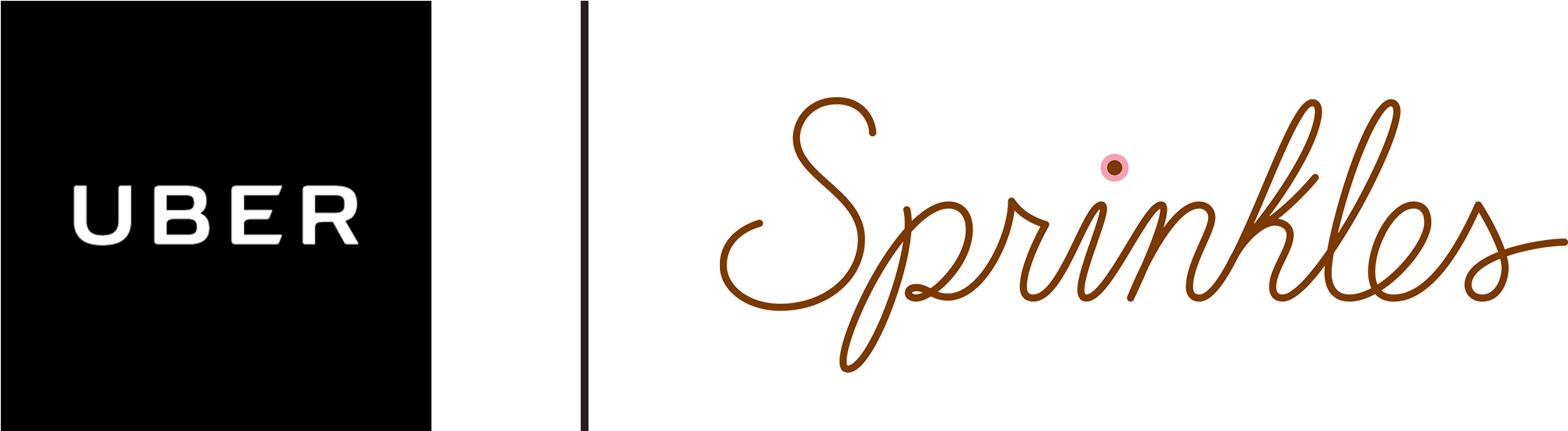 Uber Sprinkles Lockup - Sprinkles Cupcakes (2901x1187), Png Download