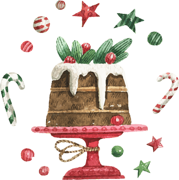 Beautiful Watercolor Christmas Messages Sticker-4 - Christmas Day (618x618), Png Download