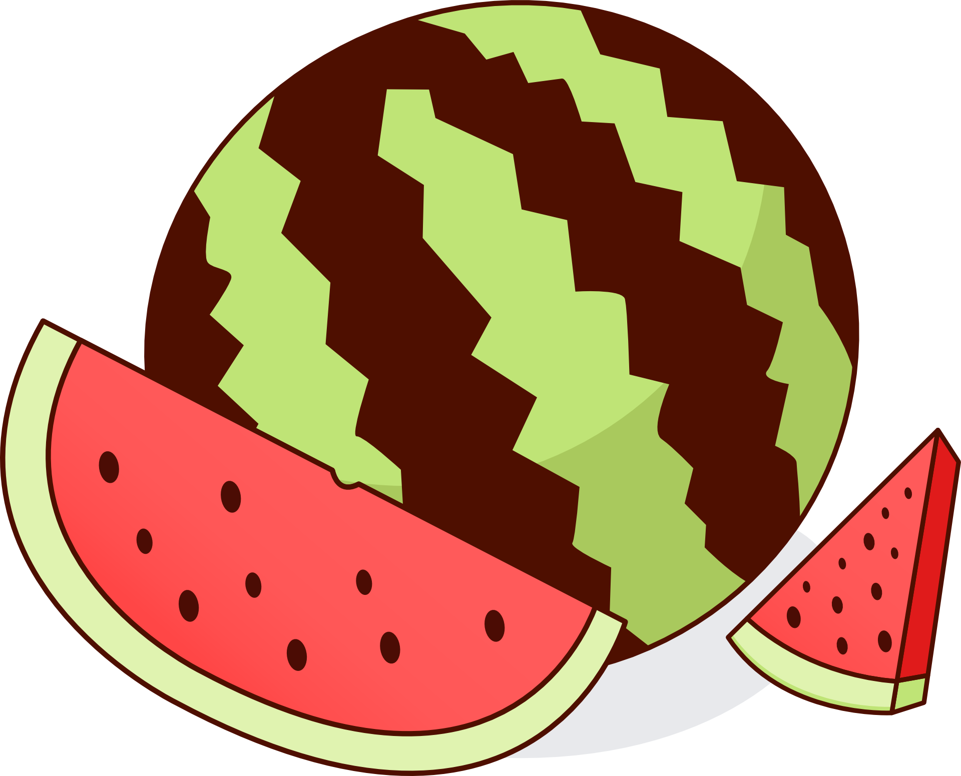 Watermelon Free To Use Clip Art - Watermelon Clipart (778x630), Png Download