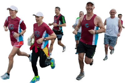 Running Png File - Personas Corriendo Png (400x325), Png Download