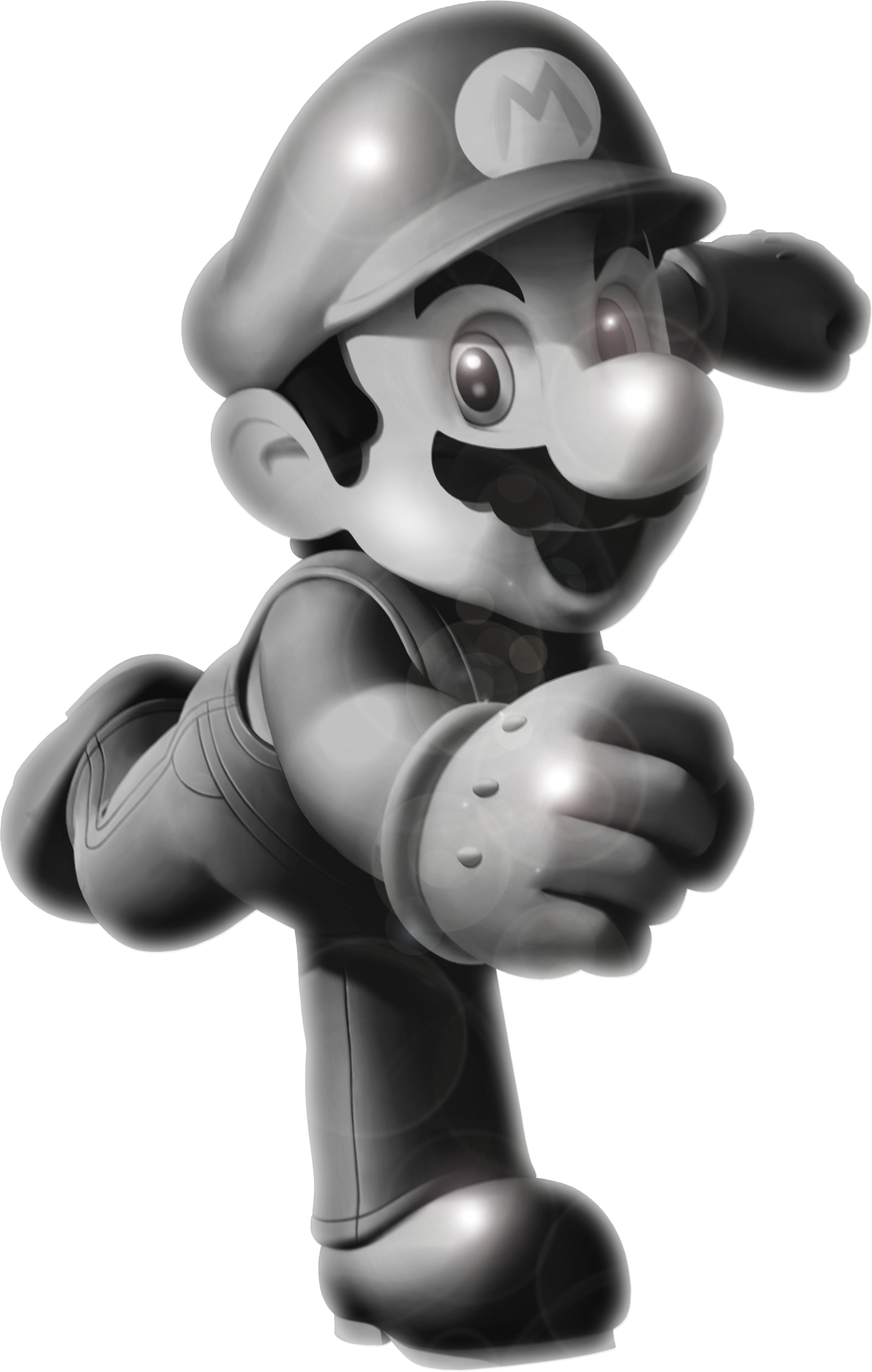 Download Metal Mario Metal Mario Y Metal Luigi PNG Image with No