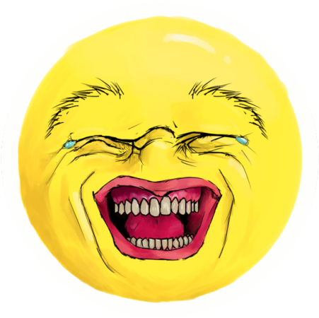 Cry Laugh Emoji Png - Realistic Laughing Crying Emoji (500x500), Png Download