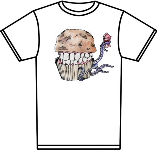 Watercolor Illustration & Half-tone Silkscreen Print - T-shirt (500x500), Png Download