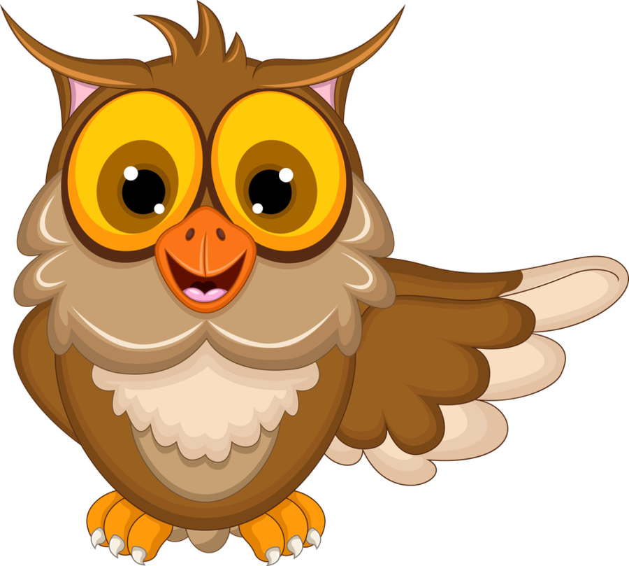 Imagen De Un Buho Caricatura (900x809), Png Download