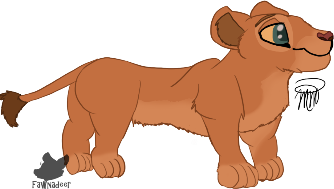 Nala - Digital Art (1200x1000), Png Download