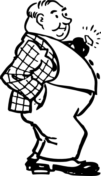 Rich Man Clip Art At Clker Com Vector Clip Art Online - Food (342x598), Png Download