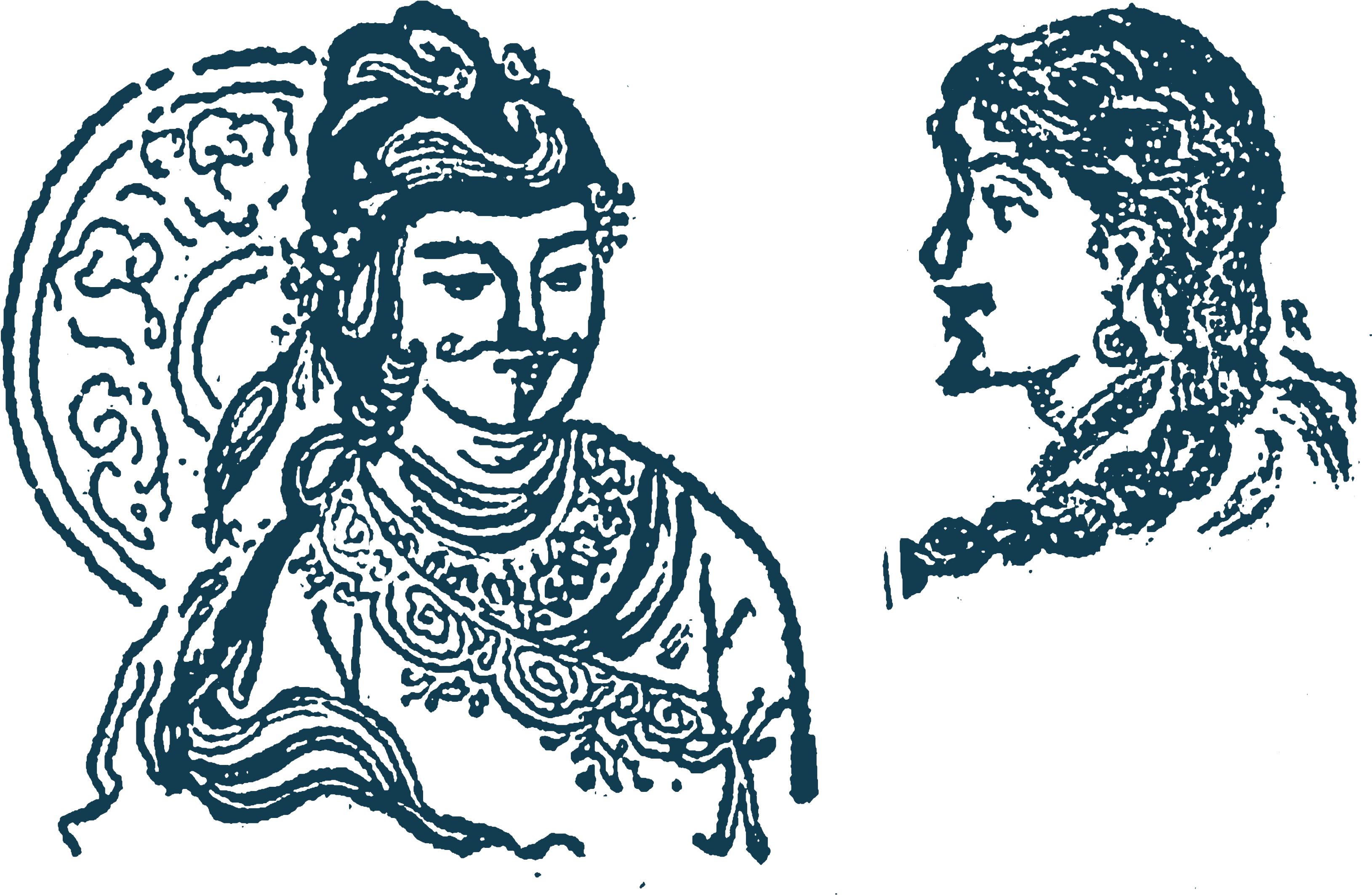 Nala Damayanti Banabasa Vectorised - Illustration (3295x2340), Png Download