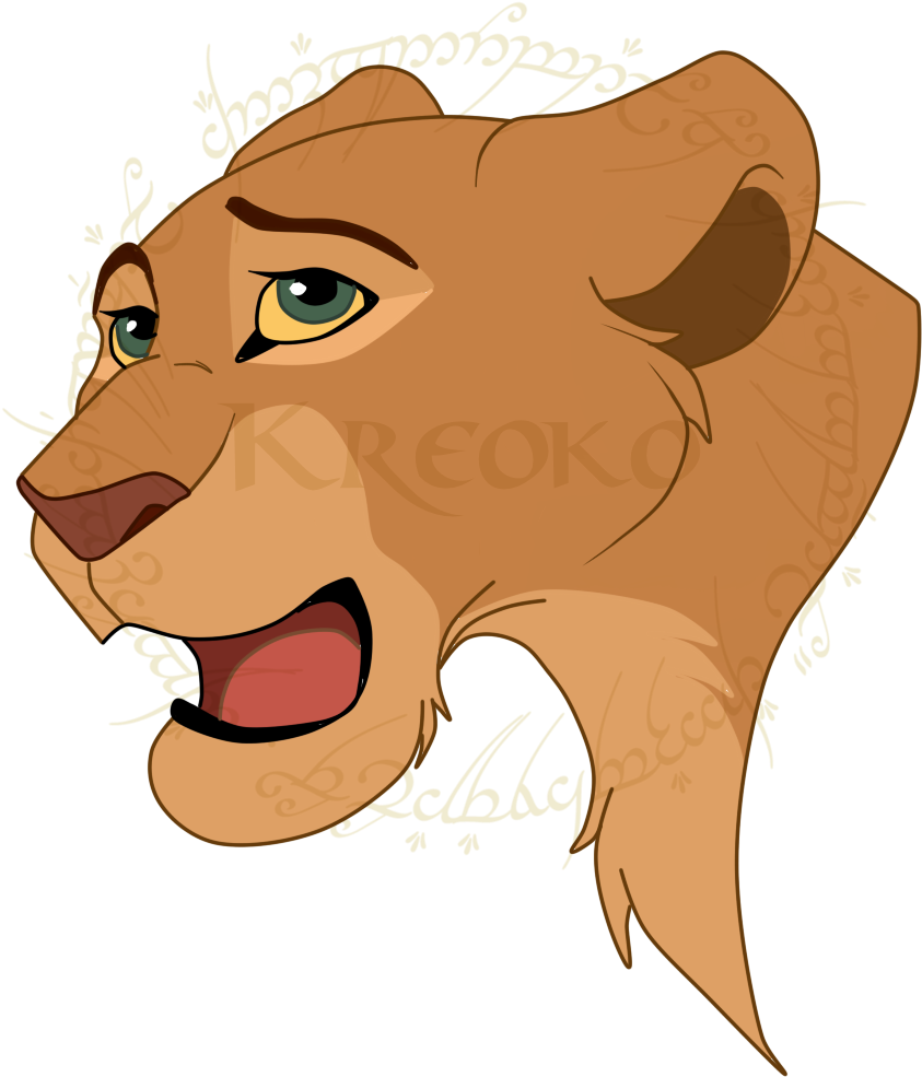 Nala - Cartoon (1000x1129), Png Download