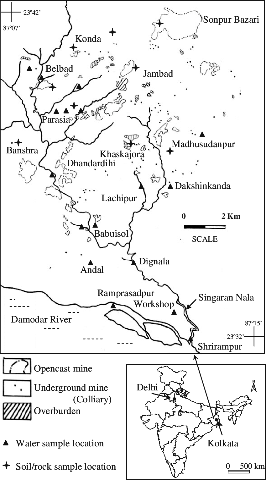 Sampling Location Around Singaran Nala And The Position - Atlas (849x1527), Png Download