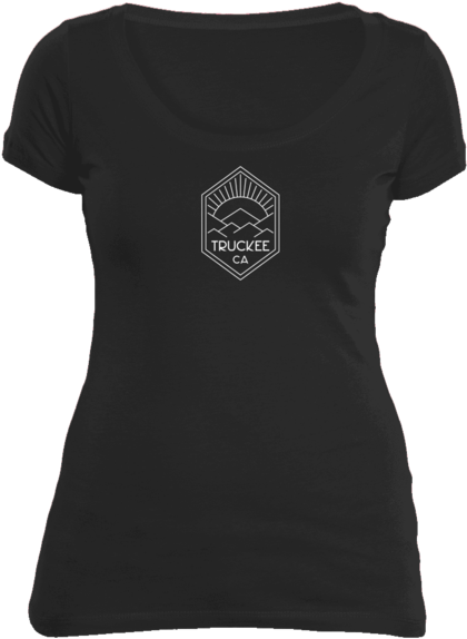 Truckee, California Mountain Sun Rays - Scoop Neck (600x600), Png Download