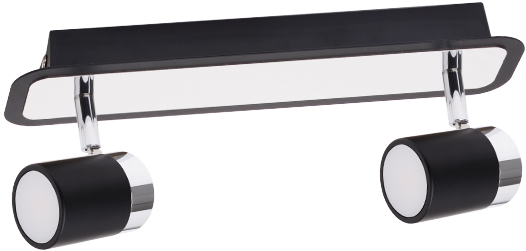 2x10w Twin Led Spotlight - Shelf (620x620), Png Download