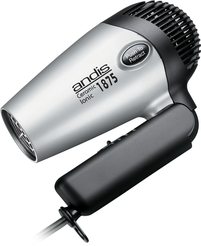 80020 Rc 2 Fold N Go Ionic Hair Dryer, 3 Speed, 1875 - Andis 1875 (780x920), Png Download
