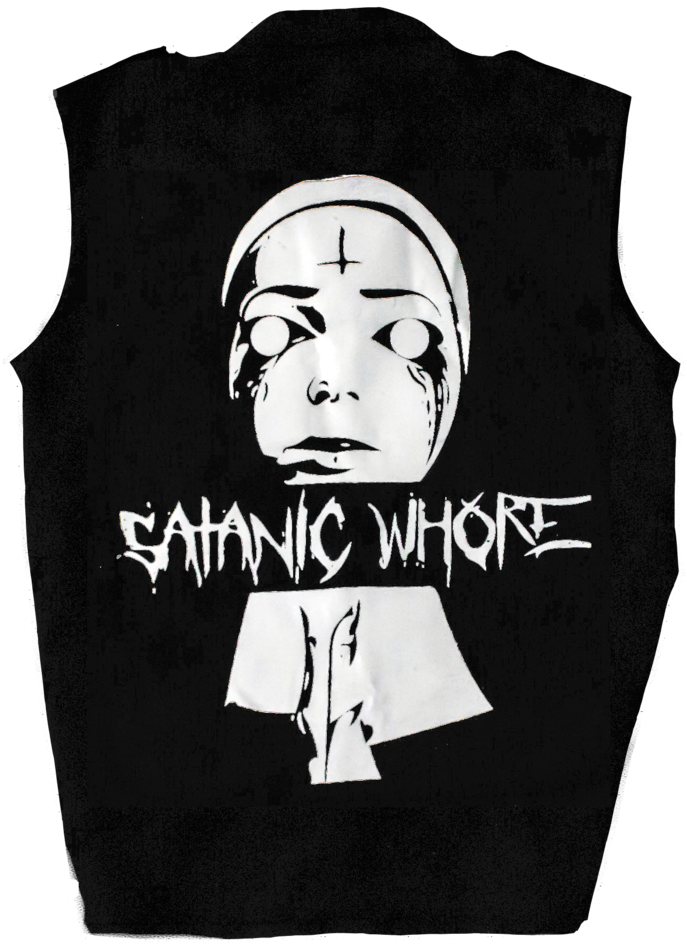 Satanic Whore Patch Occult Satanic Belial Clothing - Satanic Whore T Shirt (771x1024), Png Download