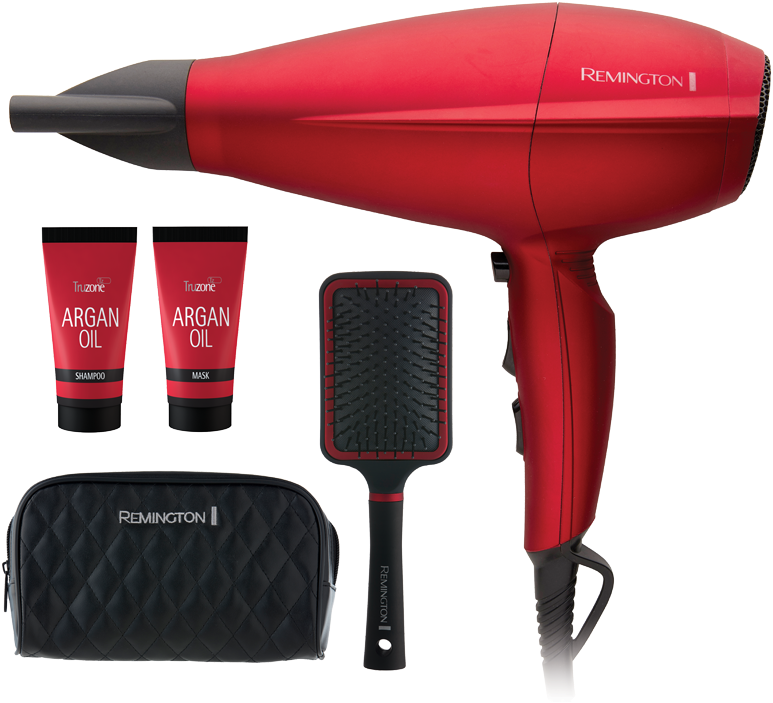 Remington Radiance Hair Dryer Pack Ac4005rau (997x900), Png Download