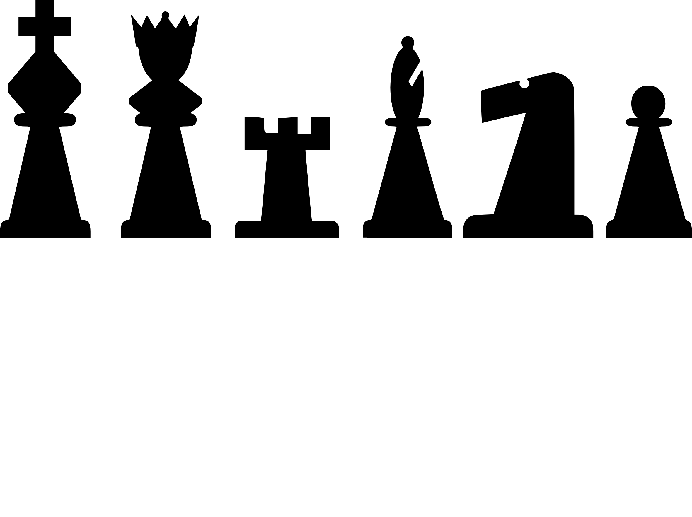 Black Chessboard Set Cutting Art - Chess Pieces Clip Art Png (600x448), Png Download