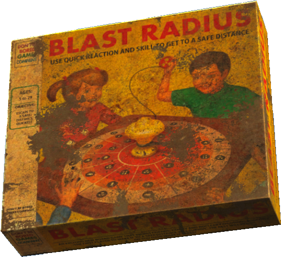 Blast Radius Board Game - Fallout 4 Blast Radius Board Game (632x572), Png Download
