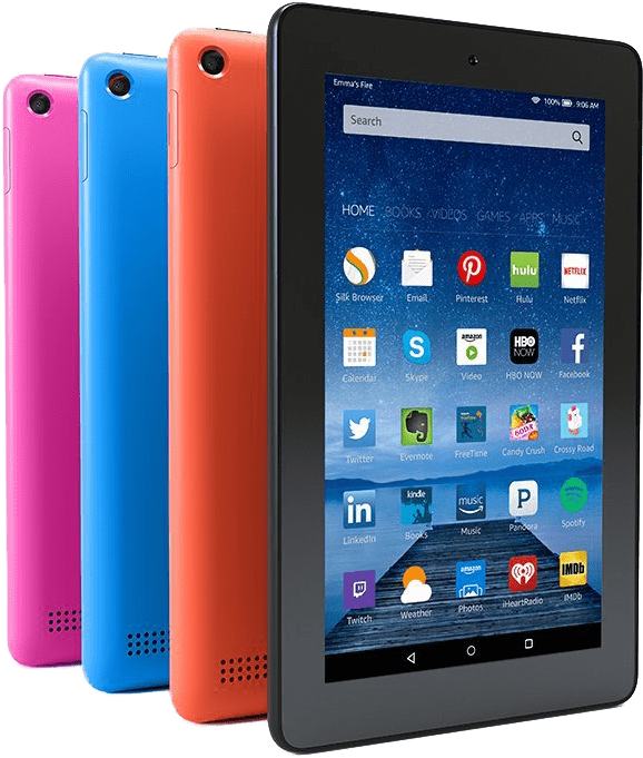 Fire Tablet With Alexa 7 (1200x1200), Png Download