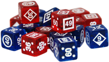 Replacement Set Of Tivits Cubes - Board Game Dice Png (350x350), Png Download